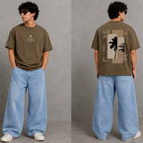 Paradise Escape Oversized Graphic T-Shirt