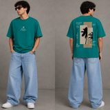 Paradise Escape Oversized Graphic T-Shirt