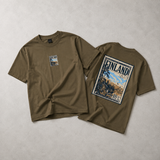 Nordic Postcard Oversized Graphic T-Shirt