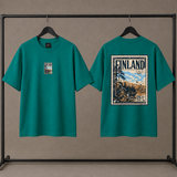 Nordic Postcard Oversized Graphic T-Shirt
