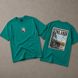 Nordic Postcard Oversized Graphic T-Shirt
