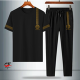 Luxury Black Signature Tracksuit – Premium Men's Co-Ord Set