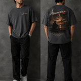 Awarapan Oversized Graphic T-Shirt – Charcoal Grey