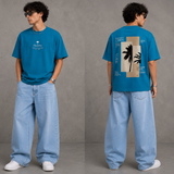 Paradise Escape Oversized Graphic T-Shirt