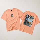 Nordic Postcard Oversized Graphic T-Shirt
