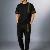 Luxury Black Signature Tracksuit – Premium Men's Co-Ord Set